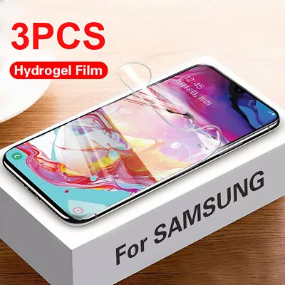 $15.46 • Buy 3-Pack HYDROGEL Screen Protector Samsun A32 A52 A12 A42 A21 A22 S20 S21 Note 20