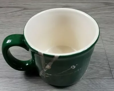 Eddie Bauer Handpainted Green Coffee  Cup Mug  • $22