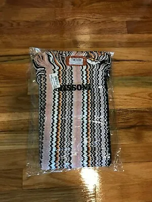 NWT Missoni Intarsia Asymmetrical Poncho Orange One Size • $99.99