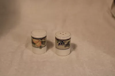 Mikasa Intaglio Garden Harvest Salt And Pepper Shakers • $11.25