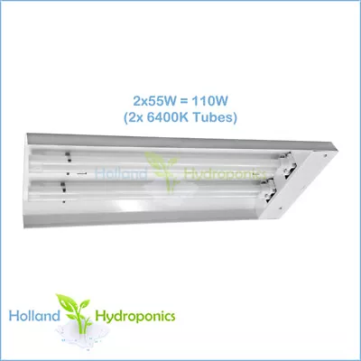 PL 2x55W 6400K T5 PROPAGATION GROW LIGHT Hydroponics Compact Fluorescent Panel • $59.95