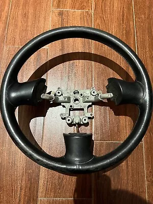 1999 Mazda Miata Oem Black Leather Steering Wheel NB • $75