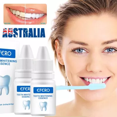 $12.95 • Buy Teeth Whitening Essence Serum Gel Oral Hygiene Tooth Care Plaque Remover Cleaner