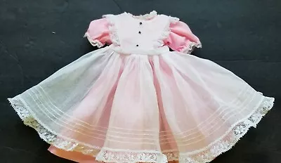 Vintage Madame Alexander Dress~apron~ For  Beth  Little Women  12  Tall • $9.99
