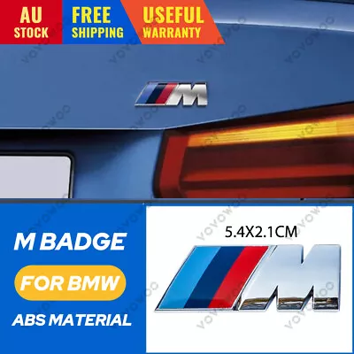 1X REPLACEMENT M SPORT LOGO BADGE STICKER BOOT TRUNK For BMW M 3 5 X AU • $9.95