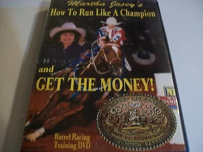 DVD Video Horse Barrel Racing Martha Josey Training Run Like Champion Get Money! • $14.99