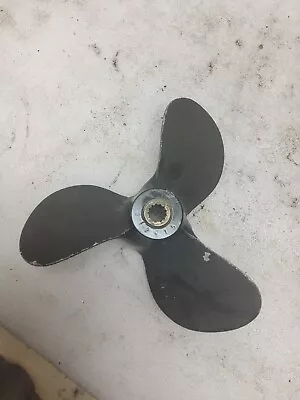 Johnson Evinrude OMC 3 Blade 18HP Propeller Michigan 012015 1967 K10 • $30