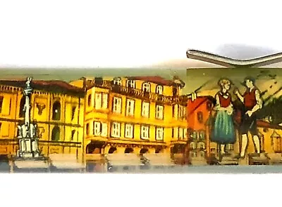 Innsbruck Tirol Austria Floaty Pen Moving People In Town St. Anne’s Column Vtg • $23.99