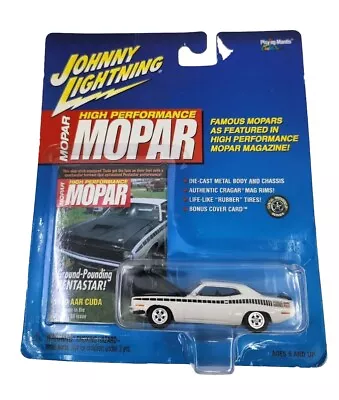 1970 AAR CUDA 🔥 JOHNNY LIGHTNING HIGH PERFORMANCE MOPAR (White) • $7.99
