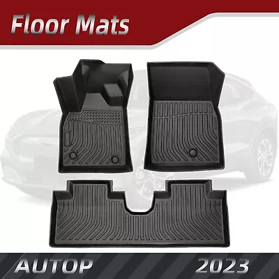 For 2021 2022 2023 Ford Mustang Mach-E Floor Mats Cargo Liners Carpets TPE 3pcs • $48.71