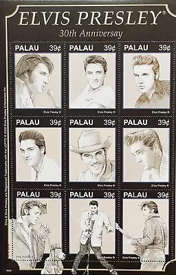 Palau Elvis Presley 30th Anniversary Stamps Mnh 2006 King Of Rock N Roll Dog • $10.24