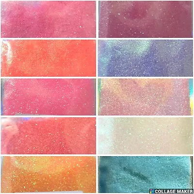 Fine Iridescent Glitter  Ideal For Nail Art Crafts & Resin  *Various Colours* • £1.90