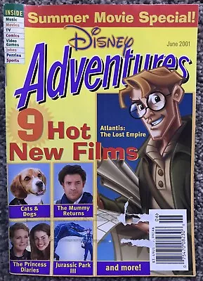 $5 • Buy Disney Adventures Magazine June 2001 The Princess Diaries The Mummy Returns