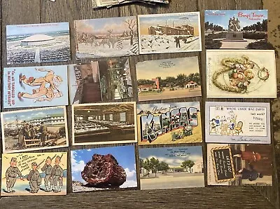 Postcards Religious Military & Others Mixed Lot Of 50 Vintage Antique • $8.99