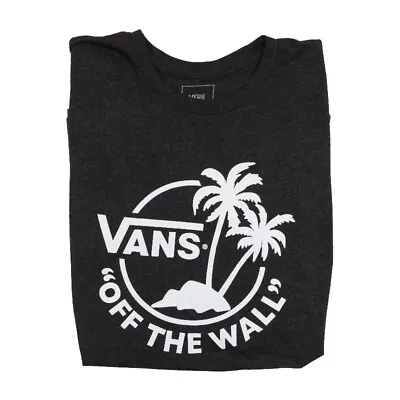 Vans Mens Off The Wall Island Short Sleeves T Shirt Space Black   • $13.50