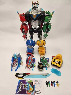 VOLTRON Legendary Defender 16  Combiner 5 Lions Netflix Playmates 100% Complete  • $87