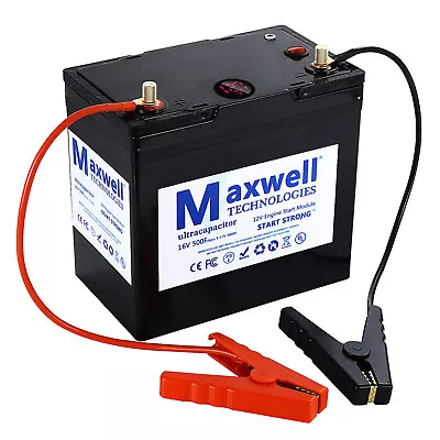 Maxwell 6000A Super Capacitor Jump Starter For All 12v Car 16.0L Gas/Diesel • $298