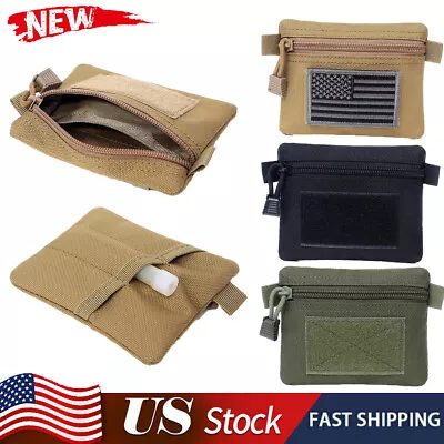 Tactical EDC Pouch Mini Bag Medical Organizer Pouch Military Wallet Small Pocket • $6.99