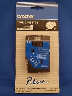 Brother P-Touch® TC Tape Cartridge For P-Touch Labelers 3/8 W B 012502050902 • $13.99