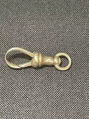 ANTIQUE 18ct GOLD POCKET WATCH CHAIN SWIVEL DOG CLIP CLASP 1.63g • £180