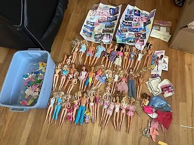 Huge Vintage Barbie Doll Ken Doll Lot. Accessories Posters Clothes Order Forms • $16.50