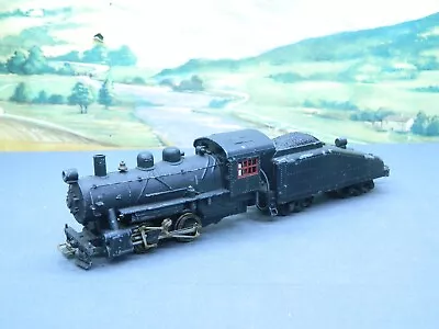 HO 1/87 Vintage Mantua ALL DIECAST 0-4-0 Steam Loco And Slope Tender UNLETTERED • $15