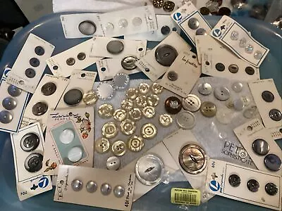 Vintage Mother Of Pearl Buttons Lot A Lovely  Assortment • $39.99