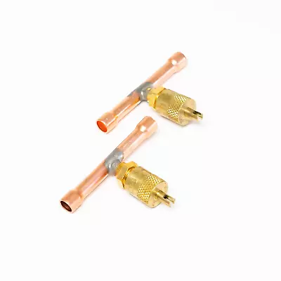 CD8414/2 C&D Copper Access Tee Valve 1/4  CD8414 Package Of 2 • $22.40