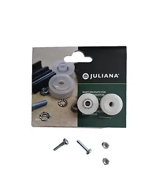 Greenhouse Halls 22mm Door Wheels With Fixings. Juliana AGL.  Free P&P • £6.90