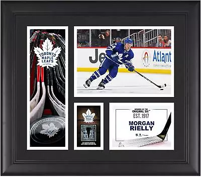 Morgan Rielly Toronto Maple Leafs Framed 15x17 Collage & Piece Of G-U Puck • $59.99