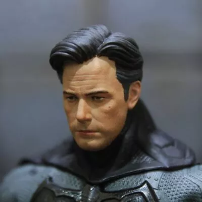 1/12 Custom DC Multiverse Batman Justice League Ben Affleck Unmasked Head Sculpt • $78.60