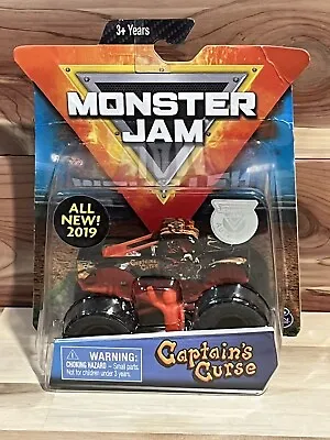 Awesome 2019 Spin Masters Monster Jam Captain’s Curse NEW 1:64 Scale Truck • $23.17