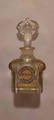 Vintage Guerlain Mitsouko Perfume Bottle Baccarat Design 3.75  • $40