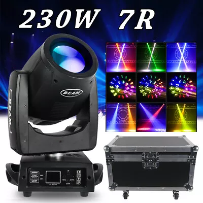 230W 7R Beam GOBO Sharpy 16Prism Stage Lighting Moving Head Light DMX DJ Party • $345.99