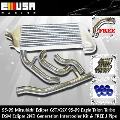 FOR 95 96 97 98 99  Eagle Talon Turbo DSM Eclipse Intercooler Kit & FREE J Pipe • $269.99