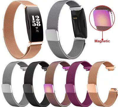 Milanese Bracelet For Fitbit Inspire / HR 1 2 Watch Band Magnet Loop Wristband • $13.99