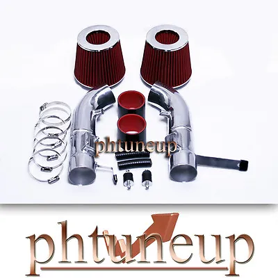 Red Fit 2007 2008 Infiniti G35 3.5 3.5l Sedan Dual Air Intake Kit Systems • $129.98