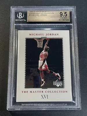 Michael Jordan 1999 Upper Deck #16 Master Collection Foil Card /500 Bgs 9.5 Gem • $500