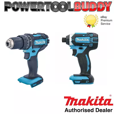 Makita 18V LXT Li-ion DHP482Z Combi Drill & DTD152Z Impact Driver Body Twin Pack • £124.95