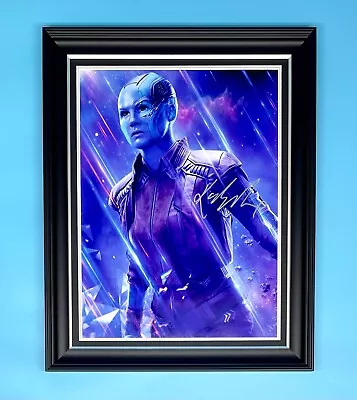Karen Gillan Signed Photo Framed & COA Autograph Guardians Of The Galaxy Poster • £249.99