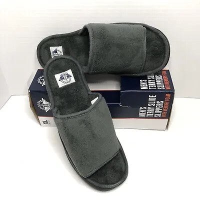 Dockers Men's Terry Slide Slippers Extra Large Size 11-12 • $24