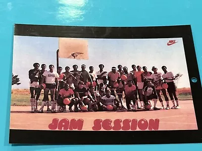 1983-85 Nike Poster Card Jam Session Basketball BEAUTIFUL NEEDS GRADED Malone T1 • $80