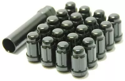 MUTEKI Lug Nuts 12X1.25 Closed Deep Black 41885B • $68.40