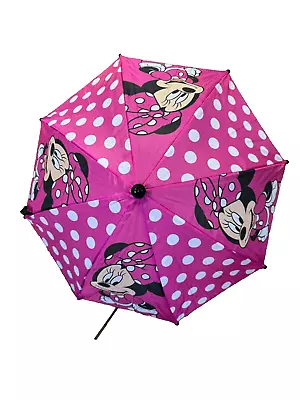 Disney Minnie Mouse Umbrella 21 Inches For Kid- PINK WITH DOT • $16.98