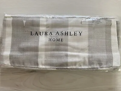 Laura Ashley Corby Check Silver Curtain Tie Backs ( 2 In Pack) • £10