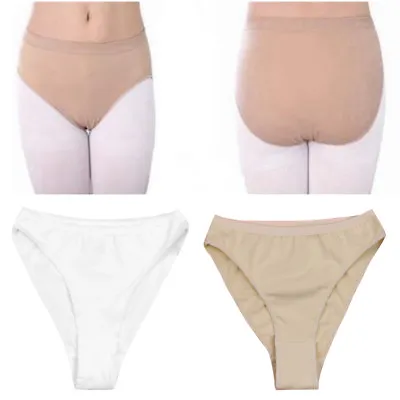 Girls Kids Ballet Dance Underwear High Cut Briefs Pants Knickers Gymnastics Wear • £4.99