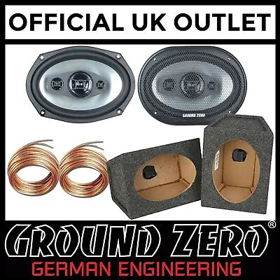 £159.99 • Buy Ground Zero GZRF 69AL 69 3-Way 6x9  190W Car Speakers & 6x9 Grey Pod Box (Pair)