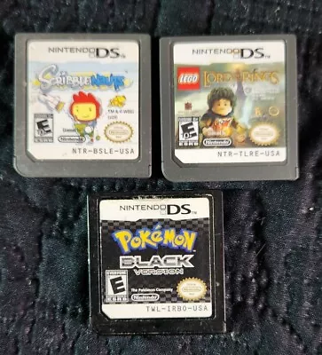 Pokemon Black Version Lot Of 3 Games (Nintendo DS) Authentic Tested • $100