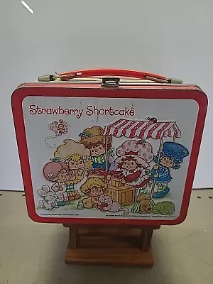 1981 Vintage Strawberry Shortcake Metal Lunchbox. • $29.98