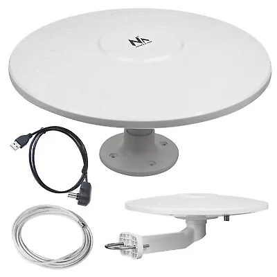 USB Aerial Antenna TV DVB-T 26.5cm Baclony Car Camper Van Truck Yacht Caravan UK • £38.36